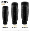Football Sleeve Style Shin Pads/Guards - Flexible Comfort & Protection