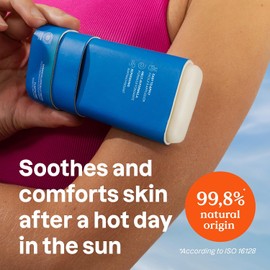 Attitude After Sun Care Stick, Verificado Por Ewg, Sin Plástico, Suaviza E Hidrata, Fórmula Vegana Y A Base De Minerales, Menta Y Pepino, 2 Fl Oz 2,11 Onzas (Paquete De 1)