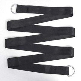 AMANKA 150 kg Hanging Chair Attachment 1 Strap 300 x 5 cm Tree Hanging Set Black