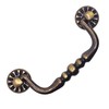 Universal Hardware Vintage Brass Drawer Handle Solid Cabinet Drop Swan
