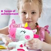 KRAFUN Beginner My First Unicorn Sewing Kit for Kids Art