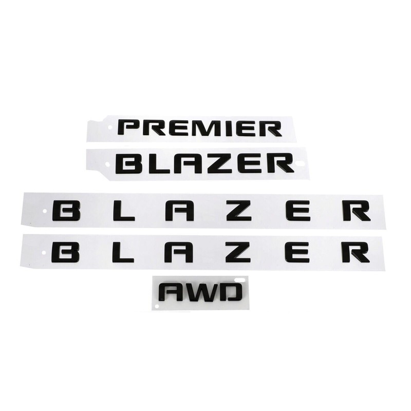 5Pc 2019-2022 Blazer Premier AWD Emblem 3D Badge Letter Nameplate
