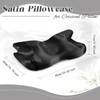 P Pothuiny 2 Pcs Satin Pillowcase for Cervical Pillow, Smooth