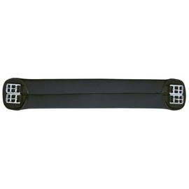 HKM 6281 Softopren Saddle Girth Softopren Roller Buckles, Black, 95