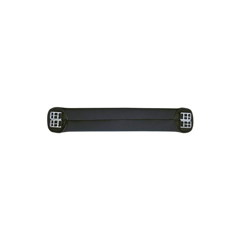 HKM 6281 Softopren Saddle Girth Softopren Roller Buckles, Black, 95