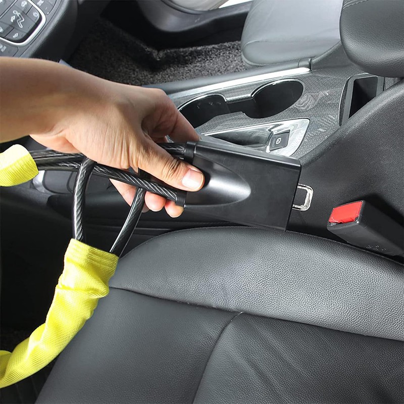RUNZE Anti-Theft Lock, Steering Wheel Lock, Steering Wheel Lock, Fits