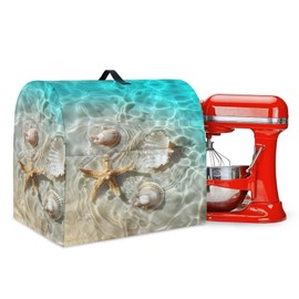 Eritanaer Seaside Starfish Kitchen Mixer Cover Kitchen Aid Mixer Cover Waterproof Stand Mixer Cover Kitchen Appliance Covers Kitchen Aid Mixer Accessories