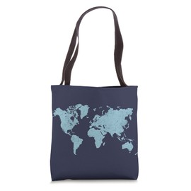 Vintage World Map Tote Bag