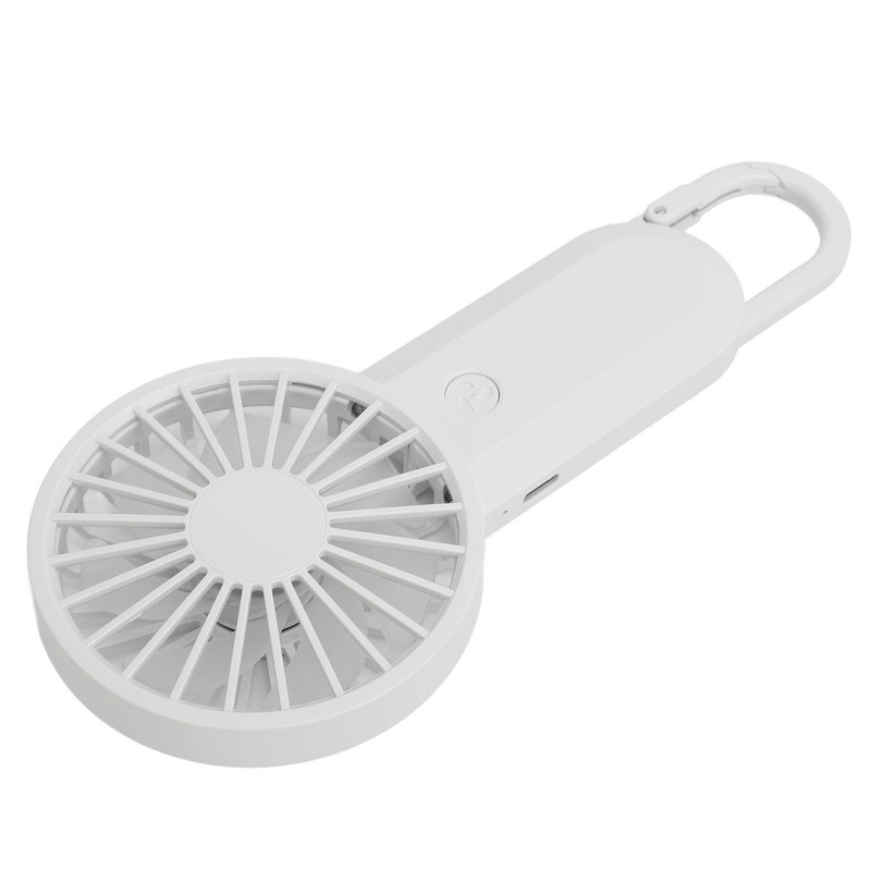 Handheld Fan USB Rechargeable Hand Fan Silent Operation Easy Hanging