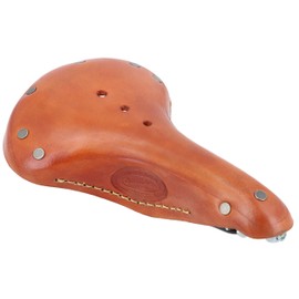 Gusti Bernard H. Bicycle Saddle Leather Saddle City Bike Vintage Retro Women Men Genuine Leather Brown