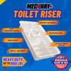 Medway Toilet Riser 4-Inch Lift Standard Kit - Stable, Supportive,