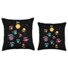 Planetary System Kids Planets Outer Space Knowledge Science Throw Pillow