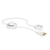 Sanelec 2653 Multicontacto con Apagador de Piso y Longitud del