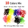 KTGCOZS Pack of 10 2M*3mm Mix Color Scud Back Stretch