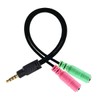 3.5mm Adapter Cable, Y Junction Jack Connector Cable, 3 Pole