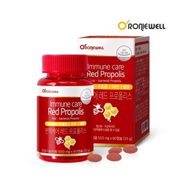 Hanpoong Nature Farm Co., Ltd. Roniwell Immune Care Red Propolis 550mg x 60 capsules / 로니웰 면역케어 레드 프로폴리스 550mg x 60캡슐
