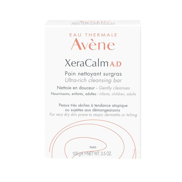 Avene Xeracalm A.D, Barra Dermolimpiadora, Piel Seca, 1pza