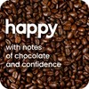 happy coffee medium roast coffee pods, 60 count, notes of