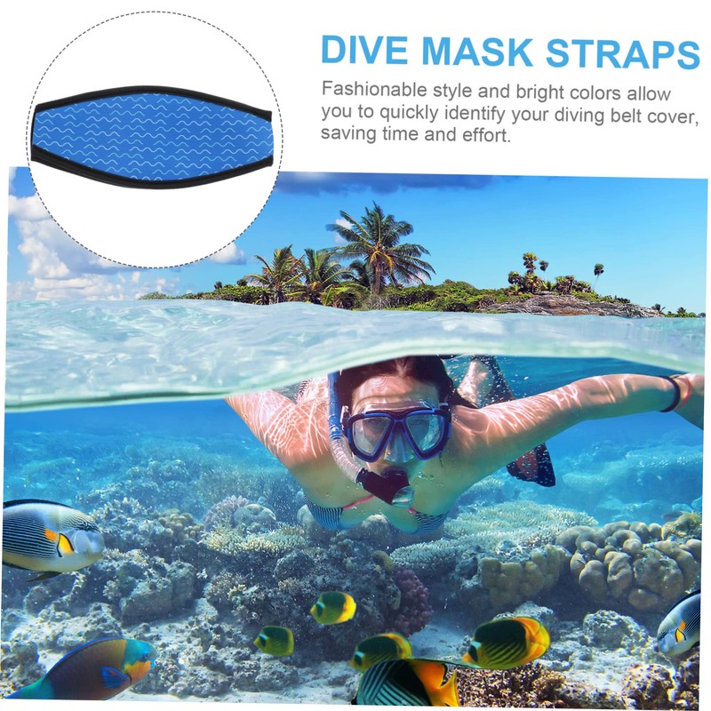 BESPORTBLE 5pcs Diving Mask Strap Cover Comfortable Neoprene for Diving