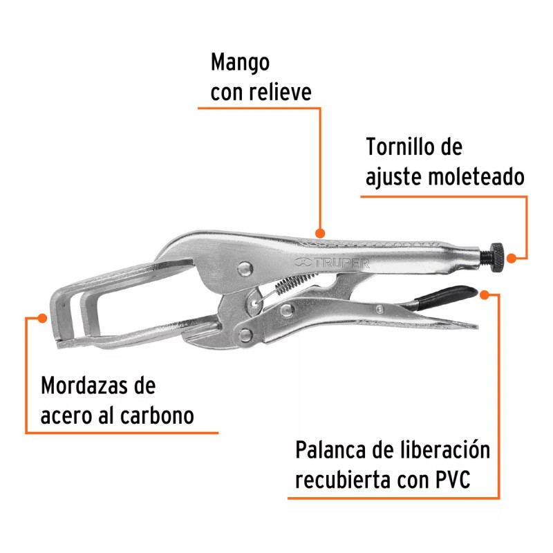 Truper Pinzas Presion Soldadora 9 Truper 17426