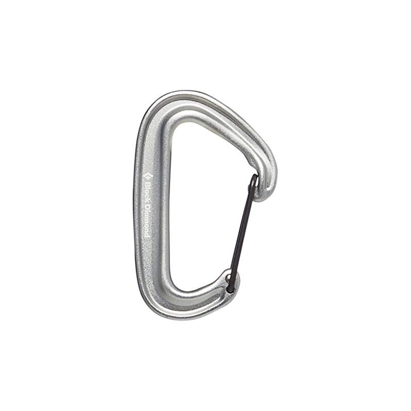 Black Diamond MiniWire Carabiner Light Gray, One Size