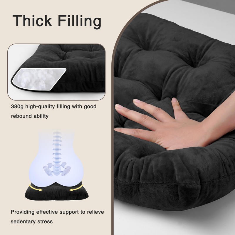 OVOV 4 Pack Chair Cushions for Dining Chairs Soft Seat