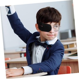 Gatuida 12pcs Eye Patches for Eye Masks for Eyes Eye Patch Glasses Eye Patches for Soft Eye Patch Eye Surgery Glasses Patch Non-woven Fabric Black