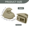 2PCS Sun Visor Support Retainer Clip, Sunvisor Holder Hook, Anti