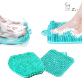 Foot Wash Pad Grinding Removal Foot Wipe Foot Wash Mat Brush square (color random)
