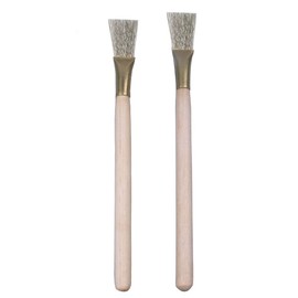 2Pcs Professional Clay Texture Brush Needle Detail Tools Feather Wire Texture Tool for Clay Pottery Sculpting Texturing Modeling Tools