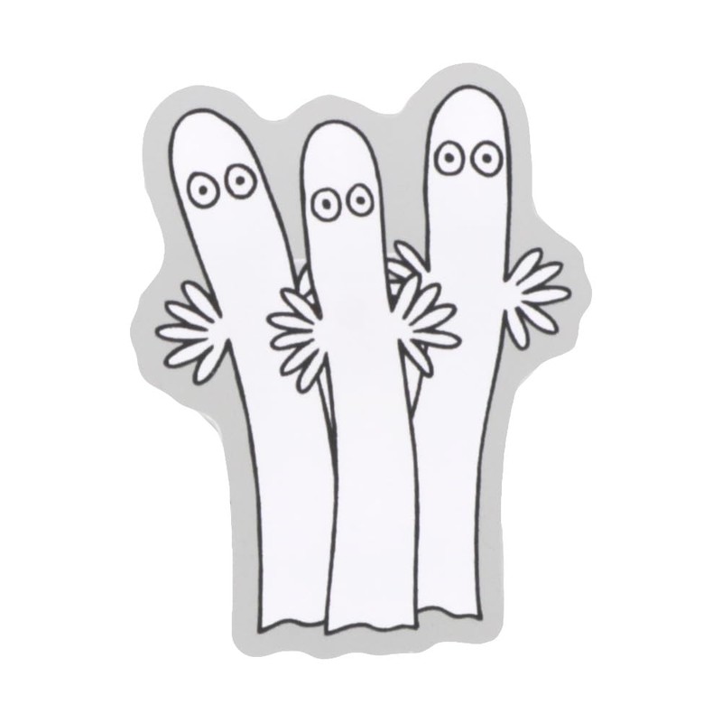 Sunstar Stationery S3623378 Moomin Clip, Acrylic Clip, 3 Pieces