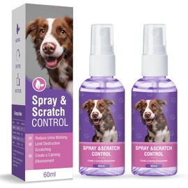 LKBHGF Calming Dog Pheromone Spray 2 Pack Pheromone Spray for Anxiety Relief Reduce Dogs Aggression Fighting Stress Barking with Pheromones Spray New Environment Visits Travel Thunderstorm Fireworks