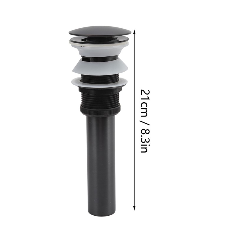 Bathroom Basin Sink Popping Up Drainer Lavatory Odor Resistant Sink