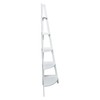 Casual Home 5-Shelf Corner Ladder Bookcase, White