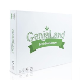 Ganjaland, The Epic Weed Game for Social Gatherings, Weed Board Games for Adults