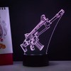 Optical Illusion 3D Weapon Night Light 16 Colours Different Remote