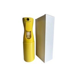 Jacquie's Natural Products - Empty Fine Spray Bottle - Hair Spraying, Plants, Pets, Cleaning (Yellow)