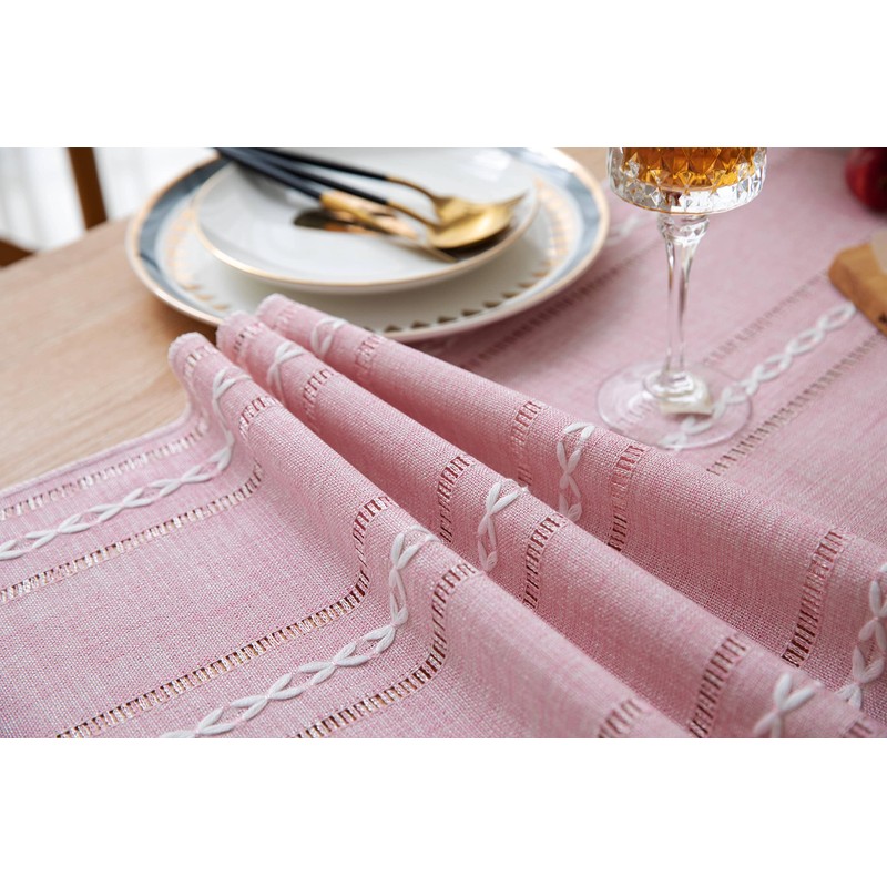 ZeeMart Farmhouse Table Runner, Rustic Table Runners 72 Inches Long,