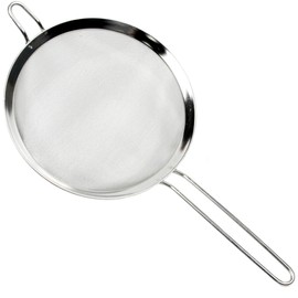 Chef Craft Select Mesh Strainer, 8 inch diameter, Stainless Steel