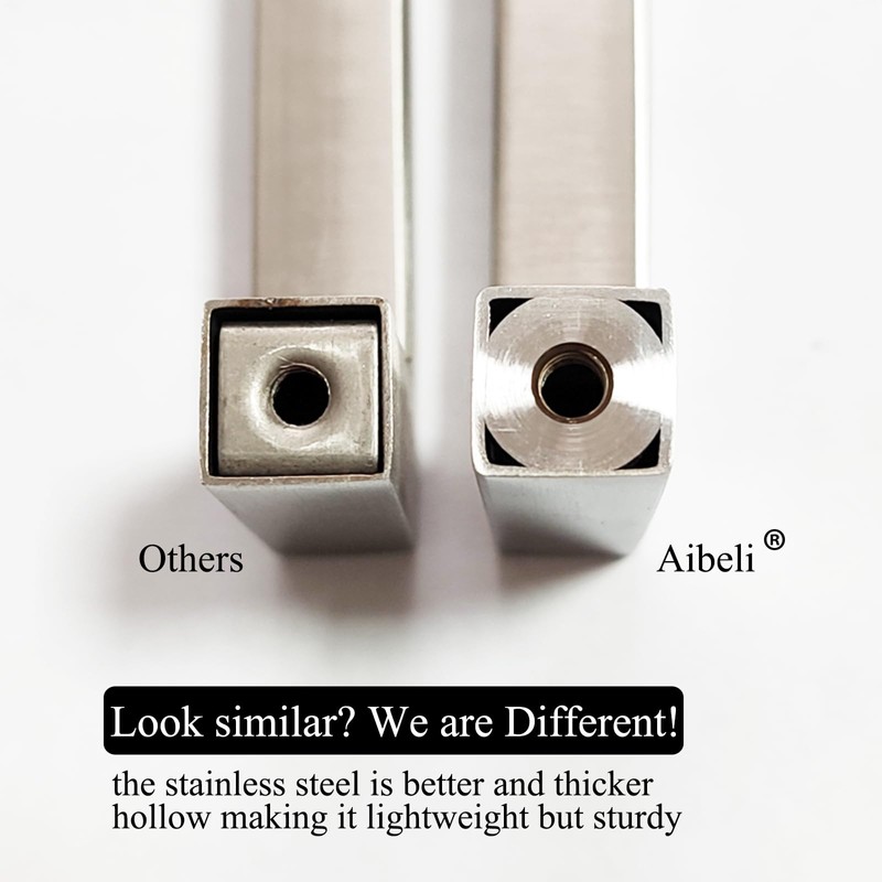 Aibeli 10 Pack Red Copper Cabinet Handles 6.3 inch Hole