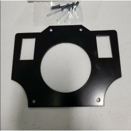 PBR Products Honda Talon 1000 Dash Plate 3" Marine Radio Mounting Plate 2 switch