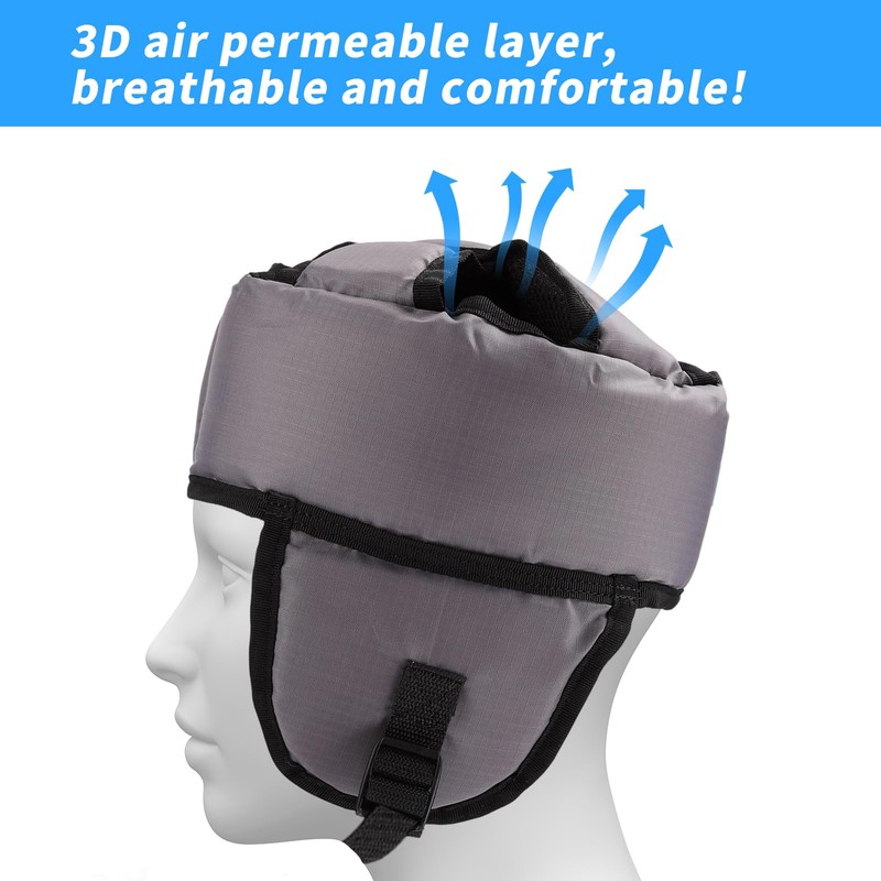 Natudeco Safety Cap, Anti-Fall Protective Helmet for Elderly, Head Protection,