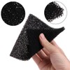 E-HONER 5Pcs Universal Black Activated Carbon Foam Sponge Air Filter