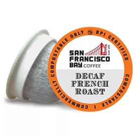 SAN FRANCISCO BAY SF Bay Coffee DECAF French Roast Compostable Coffee Pods 36 Ct. Dark Roast