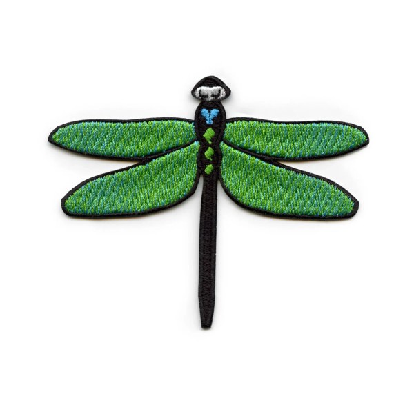 Patch Collection Beautiful Dragonfly Insect Patch Calopterygidae Damselfly Embroidered Iron