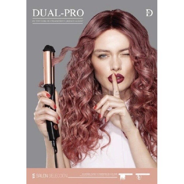 Professional hair straightener Dual-Pro Salon selection of Salerm