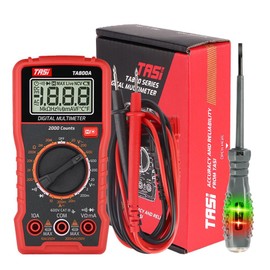 Yiko Multimeter Digital, Multitester NCV, Voltmeter Ohmmeter Ammeter TRMS 4000 Counts, Manual and Auto Range, Measures Voltage, Current, Resistance, Continuity, Frequency, Diodes, with Voltage Test
