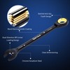 8PCS Metric Ratcheting Wrench Set, 72-Tooth Combination Wrench Set, 8-19mm