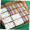jojofuny 3 Boxes Dust Colorful Hexagonal Chalks for Art Projects