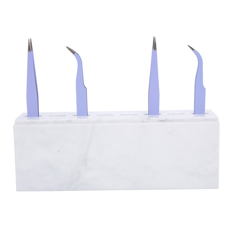 8 Holes Tweezers Holder Tweezer Display Stand Storage Rack with
